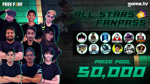 The free fire continental series asia will see asia's best free fire teams battle for the lion's share of usd 300,00 prize pool and. Free Fire All Star Fan Pass Esports Qualifier Powered By Game Tv Youtube