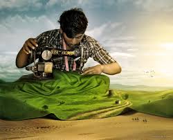 Photo manipulation ideas inspired by camera equipment can achieve engaging results. 50 Creative Photo Manipulations From Top Designers Around The World