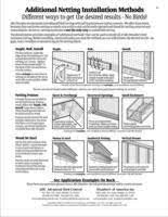 How to hang bird netting. Installing Bird Netting Nixalite