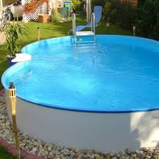 Basseng Hage Eks Atte 540x350x120 Hvit Basseng Til Hagen Pool Patio Outdoor Decor Pool