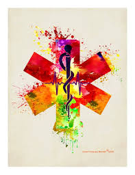 Nurse Gift Rod Of Asclepius With The Star Of Life Etsy Medical Tattoo Ems Tattoos Medical Alert Tattoo