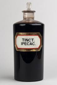 It is also a homeopathic remedy. Recessed Label Shop Round Tinct Ipecac Tincture Of Ipecacuanha Works Emuseum