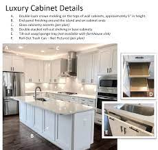 Upgraded Luxury Kitchen Cabinet Details Includes Level 1 Cabinets Luxury Kitchen Cabinets Kitchen Design Kitchen Cabinets