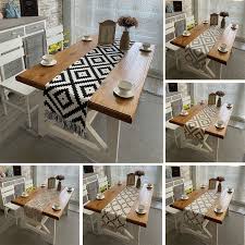 Available in various colors set includes 1 runner made with… Buy Table Runner Cotton Linen Simple Style Fringed Cloth For Christmas Restaurant Wedding Decoration Household Tablecloth 32 160cm Cicig