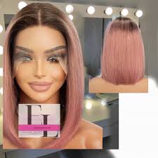 100% Human Hair HD Lace front with brown roots