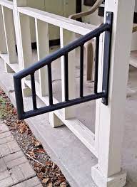 While most homes come with a step or two out front or out back, only stairways that have more than three steps are typically required to have a handrail. Wrought Iron Metal 1 2 Step Handrail Custom Made Home Decor Black Safety Rail Outdoor Stair Railing Wrought Iron Handrail Handrail