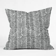Black And White Decorative Pillows Black White Check Throw Pillow Deny Designs In 2020 Throw Pillows White Throw Pillows Deny Designs