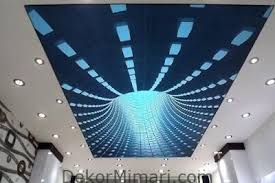 Gizli Isik Kartonpiyer Modelleri Lobby Design Tavan Hotel Decor