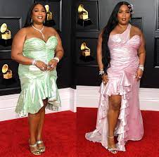 Lizzo said that she likes to collab with doja, sza, harry styles, cardi b, billie and more. Lizzo Wore Balmain To The 2021 Grammy Awards Red Carpet Fashion Awards