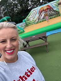 You'll find me by the duck pond, inflatables, mini golf, beach……and  repeat….for the whole summer. 😍 Love living