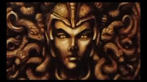 Custom painting motu chaos snake attack set