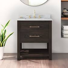 Allmodern Burchette Fouke 30 Single Bathroom Vanity Set Reviews Wayfair In 2020 Single Bathroom Vanity Bathroom Vanity Vanity Set