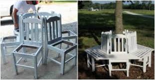 A small deck around a tree trunk. Wrap Around Tree Bench Archives I Creative Ideas