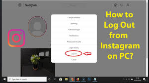 How do you use desktop instagram and how do you download the app on mobile? How To Log Out From Instagram On Pc Youtube