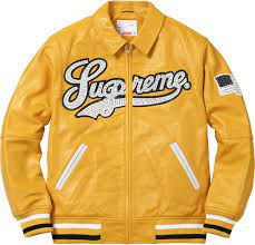 Supreme Uptown Studded Leather Varsity Jacket Leather Varsity Jackets Varsity Jacket Varsity Bomber Jacket
