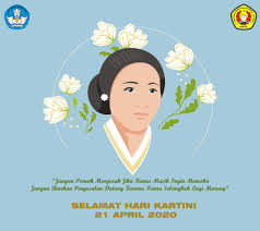 Kartini adalah seorang perempuan yang menjadi pelopor emansipasi wanita di indonesia. Selamat Hari Kartini 21 April 2020 Fakultas Ilmu Kesehatan Universitas Pembangunan Nasional Veteran Jakarta