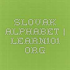 Slovak Alphabet Learn101 Org Alphabet Learning Slovak