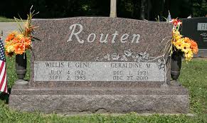 Geraldine M. “Jerry” Kell Routen (1921-2010)