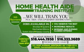 We are offering a paid training program for select applicants to become a home care aide (hca), for free! Home Health Aide Training Institute Hhatischool Twitter