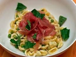 Dinner Tonight Orecchiette With Peas Prosciutto And Creme Fraiche Recipe With Images Creme Fraiche Recipes Prosciutto Recipes Creme Fraiche