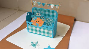 A good idea is to personalize your baby shower card. Welcome Baby Card Diy Baby Shower Card Youtube