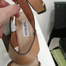 Shop steve madden sandals at dsw to enjoy free shipping. Leather Heels Steve Madden Camel Size 38 Eu In Leather 10314014