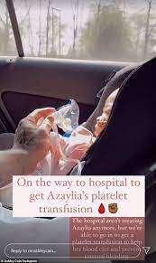 Azaylia, who is only eight months old, is battling cancer and has only days to live. 1tnnljnx19r3gm