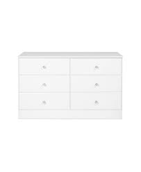 Shop for white dressers at bed bath & beyond. Prepac Astrid 6 Drawer Dresser With Acrylic Knobs Reviews Furniture Macy S