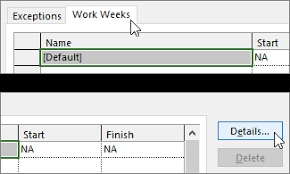 So the average person should get 10 days off. Create A New Base Calendar Project
