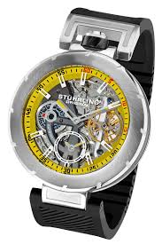 Stuhrling Original 324 Emperor Vortex Skeleton Automatic Gmt Erkek Saat Watches