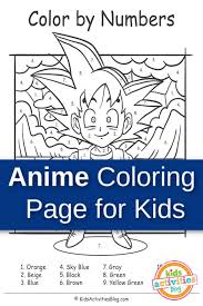 Color pumpkins and pilgrims at thanksgiving, or santa and his reindeer at christmas. Anime Coloring Page For Kids