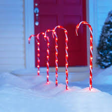 Amazon Com Yunlights Candy Cane Pathway Lights Outdoor Lawn Pathway Marker Year Christm Outdoor Christmas Decorations Outdoor Christmas Christmas Decorations