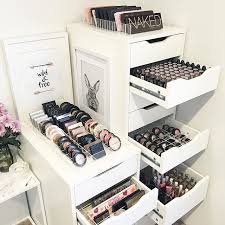 Pinterest Lilyosm Goals Makeup Storage Room Decor Nars Too Faced Tarte Mac Benefit Brands Makeup Rooms Makeup Room Makeup Storage