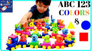 With bob the train's alphabet adventures value pack, little ones can connect the letter train cars to form words, names, or just a set of fun letter friends . Learn Abc 123 Colors Shapes With Bob The Train Alphabet Train Toy Abc Song Youtube