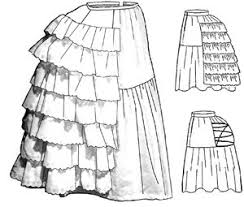 Projet De Robe A Tournure La Tournure Creations Phantasmagoriques