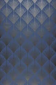 Papel Pintado Mayfair Azul Art Deco Wallpaper Pattern Wallpaper Art Deco Pattern