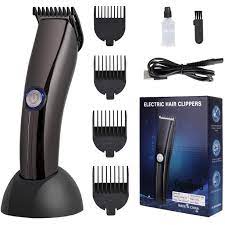 T9 hair trimmer barber haircut rechargeable hair clipper cordless men hair cutting machine beard trimmer 0mm razor shaver. Electric Cordless Hair Clippers All In One Adjustable Guide Combs At Home Haircut Machine Hair Cutting Tools Waterproof Hair Trimmer Grooming Kit For Men Usb Rechargeable Walmart Com Walmart Com
