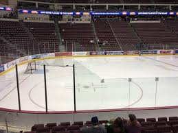 Giant Center Section 118 Row H Seat 10 Hershey Bears Vs