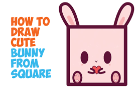 Complete the ears and draw a bunny face. Baby Bunny Archives How To Draw Step By Step Drawing Tutorials