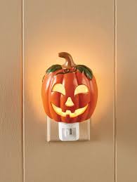 Ceramic Pumpkin Night Light Pumpkin Display Ghost Candles Pumpkin Lights