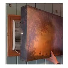 Decorative Wall Mount Air Conditioner Cover Insulated Ac Cover Art Window Air Conditioner Cover Indoor Air Conditioner Air Conditioner Cover