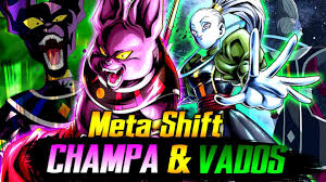 Get his z power from certain stages of the main story by clearing them or completing all their challenges! Meta Shift Champa Vados Dragon Ball Legends Wiki Gamepress