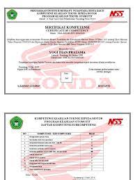 Feb 23, 2021 · contoh format sertifikat ukk smk april 2020 34 more documents from chamim yahya contoh sertifikat komputer november 2019 338 december 2019 25 ksk thermistor july 2020 0 perhitungan roda gigi miring october 2020 0. Format Sertifikat Ukk