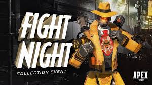 Apex Legends Fight Night Event Launches 10am Pt January 5th Apex Legends Item Store Pathfinder 's fight night ring is an oval amphitheatre with a boxing ring at its center. apex legends fight night event launches