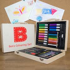 Art colouring set for kids. Personalised Children S Colouring In Set Buy From Prezzybox Com