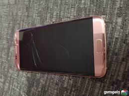 We'll review the issue and make a decision about a partial or a full refund. Vendo S7 Edge Pink Gold Cristal Pantalla Roto