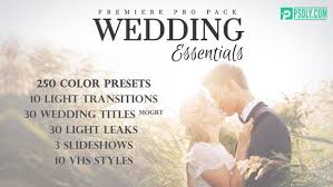 It's so easy to use, simply change the text, drag and drop in your new media and hit render. Free Videohive Wedding Essentials Pack For Premiere Pro 28150015 Ê–