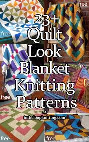 Quilt Baby Blanket And Afghan Knitting Patterns In The Loop Knitting