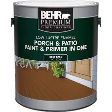 Behr Premium Porch Patio Paint Primer In One Low Lustre Enamel Deep Base 3 7 L The Home Depot Canada