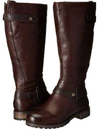 Gael wide calf dark grey leather. Prissy Sissy
